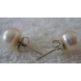 Unique Pearl Girl 8-9mm Freshwater Pearl S925 Sterling Silver Stud Earring