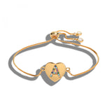 Alphabet Bracelet Women Rainbow Zircon Jewelry