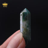 Natural Double Terminated Point Beads, Amethyst Pendants for DIY Jewelry