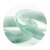 Burmese Jadeite Light Green 54-62mm Bracelet Princess Jewelry Gift