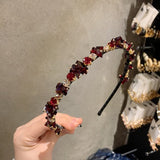 Crystal Rhinestone Hair Accessory Metal Headband Banquet Hair Hoop