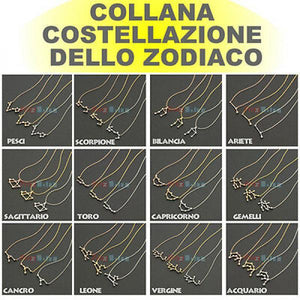 Zodiac Constellation Necklace - Zodiac Sign Jewelry