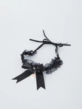Sweet Lolita Bow Wooden Choker Necklace