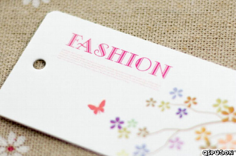Garment Tags Hangtag Clothing Labels Sticker Packing Jewellery Tags