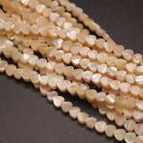 Shell Heart Beads Freshwater Mother Of Pearl for DIY Jewelry Making