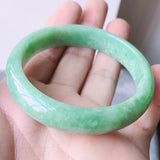 Natural Burmese Emerald Green 54-62mm Bracelet Princess Jewelry
