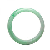 Zheru Natural Burmese Jade 54-64mm Green Bracelet