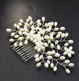 Crystal Pearls Hair Combs for Women Wedding Hair Accessories