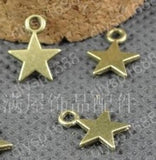 500pcs Antique Bronze Star Shape Charms Pendants for DIY Jewelry Making