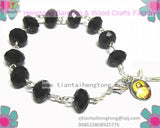 Crystal Rosary Chaplet Bracelet - Religious Bracelet