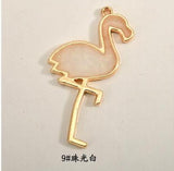 50pcs Flamingos Alloy Charms for DIY Jewelry Earrings/Necklace