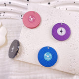 10-piece Acrylic Vinyl Record Earring Drop Charms
