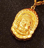 OMHXFC Jewelry PN470 Buddha 24KT Pendant Charm
