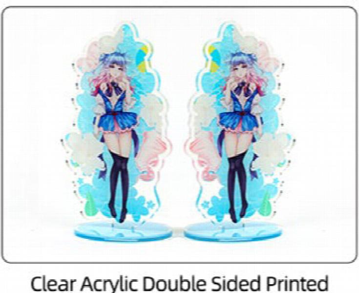 Anime Acrylic Standing Star Photo Printed Transparent Clear Standee