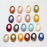 50pcs/lot Resin Beads Earring/Garment Pendants DIY Jewelry Accessory