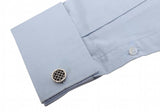 Men's Round Copper Cufflinks L1781