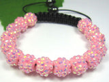 Hot Micro Pave CZ Disco Resin Bracelet Fashion Gift