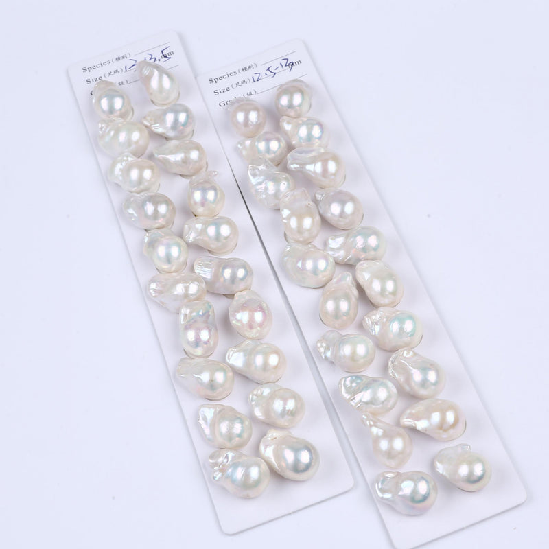 12-14mm Baroque Pearls - Pair for Earrings, Necklace, Pendant