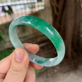 Natural Burmese Jade 54-62mm Bracelet Princess Jewelry Gift