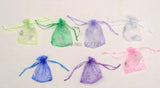 Multi-Color Butterfly Pattern Organza Wedding Gift Bag 9x12cm