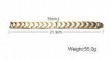 Health Stone Double Row Magnet Bracelet for Men