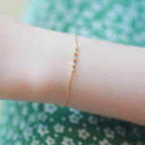 925 Silver Zircon Charm Bracelet Women Party Fine Jewelry Summer