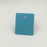 100pcs Colorful Blank Earring Cards 7*6cm Jewelry Packaging Labels