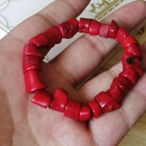 Red Coral Bracelet Healing Gemstone Fine Jewelry Bangle