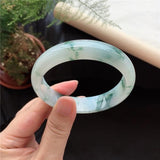 Natural Myanmar Jadeite 54-64mm Flower Bracelet