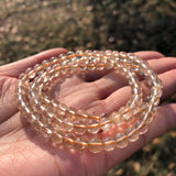 Fengbaowu Rutilated Quartz Bracelet Crystal Healing Stone High Women Jewelry