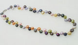 Freshwater Pearl Multicolor Baroque 6-9mm Necklace 17in
