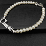 Pearl Anklet Stainless Steel Jewelry for Christmas