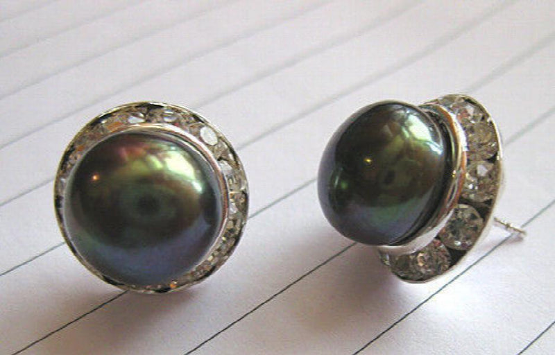9-10mm Pearl Stud Earrings