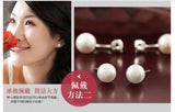 925 Silver Pearl Earrings Women Gift Jewelry