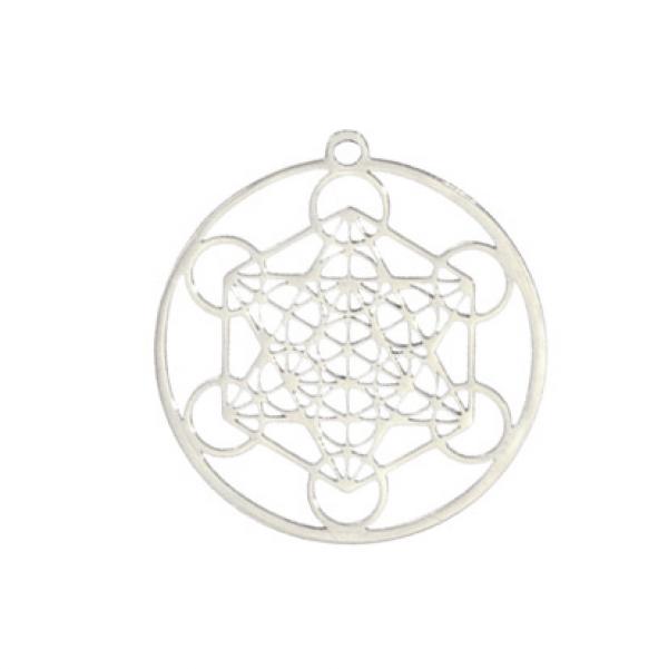 5pcs Archangel Metatron Charm Stainless Steel Charms for Jewelry Making
