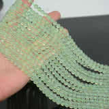 6mm Natural Prehnite Round Beads