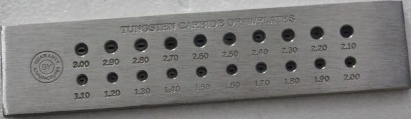 Tungsten Carbide Jewelry Drawplate Oval Shape