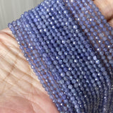 Royal Tanzanite Faceted Beads 3mm for Jewelry Making