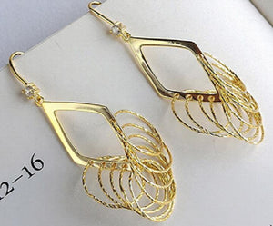 Korea Style 925 Silver Dangle Earrings for Women
