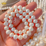 Round Potato Pearl Beads, Genuine Pearl Beads