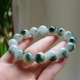 Burmese Jade Two-tone Bracelet for Men and Women