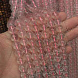 8mm 10mm 12mm Rose Quartz Stone Beads Natural Gemstone DIY Loose Beads