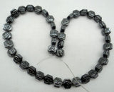 Natural Quartz Crystal Hematite Craft Loose Beads Pendant