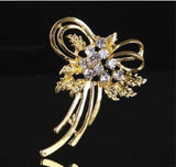 Bow-knot Brooch Jewelry For Women/men Metal Scarf Wedding Gift