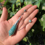 Natural High Amazonite Pendulum Divination Pendant