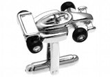 iGame Men Gift Racing Cufflinks Silver Copper Material Novelty Racing Car