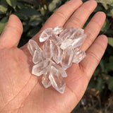 Quartz Raw Column Clear Crystal Healing Collectables DIY Pendant