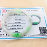 Natural Jadeite Bracelet Light Green Double 54-62mm Female Jade Gift