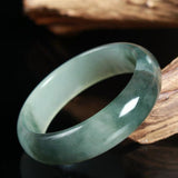 Zheru Jewelry Burmese Light Jade 54-64mm Bracelet - Princess Gift