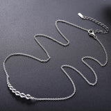 925 Sterling Silver Beads Pendant Necklace European Party Gift Jewelry